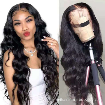 Wholesale Virgin Raw Brazilian Human Hair Hd Lace Frontal Closure Wig Cheap 4x4 5x5 Full Lace Front Wigs For Black Women Vendors